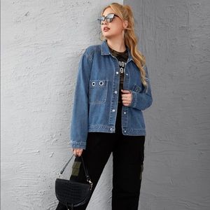 New- Jean Jacket women size 1X